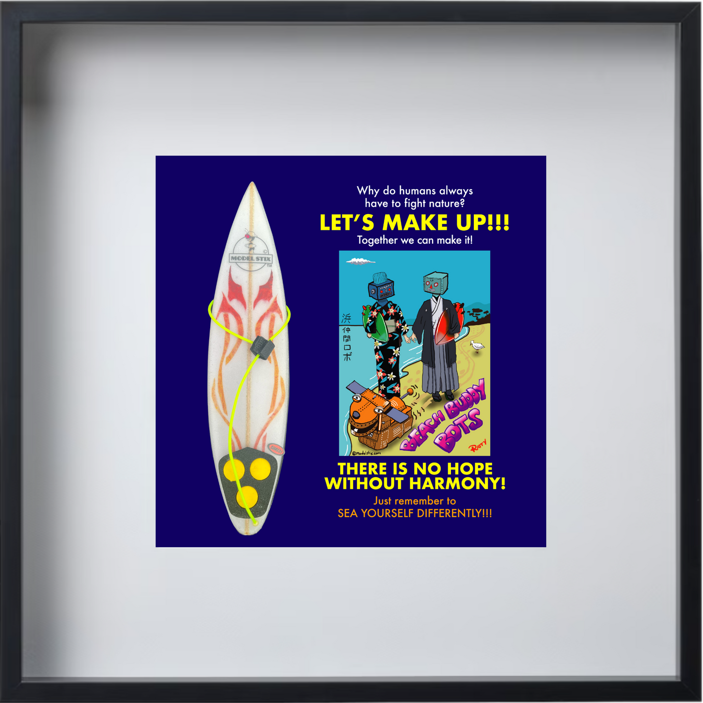 "Beach Buddy Bots" 3D Poster Kit