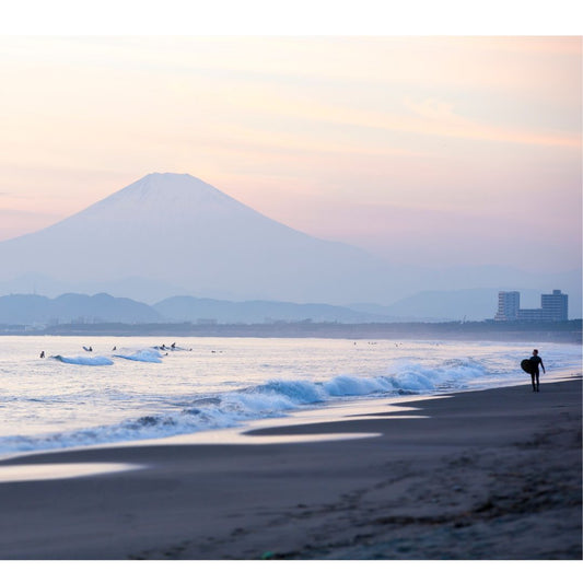 Surfing with Fuji (Shizuoka Prefecture)